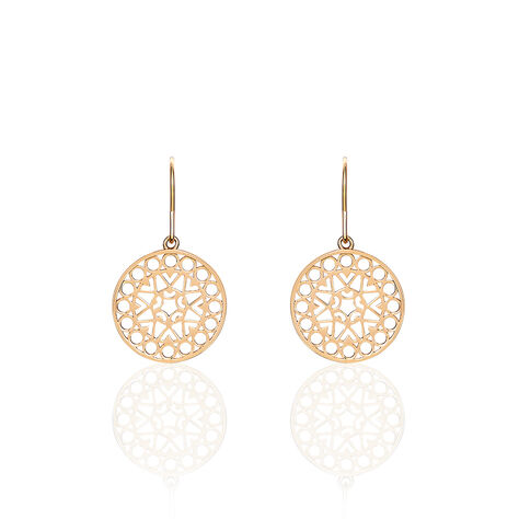 Boucles D'oreilles Pendantes Celso Plaqué Or Jaune - Boucles d'oreilles fantaisie Femme | Histoire d’Or