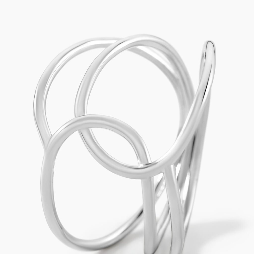 Bague Paros Argent Blanc - Bagues fantaisie Femme | Histoire d’Or