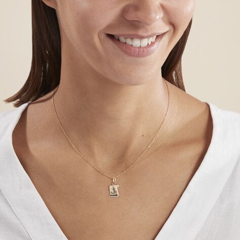Pendentif Lamie Zodiaque Parchemin Or Jaune - Pendentifs Zodiaque Famille | Histoire d’Or