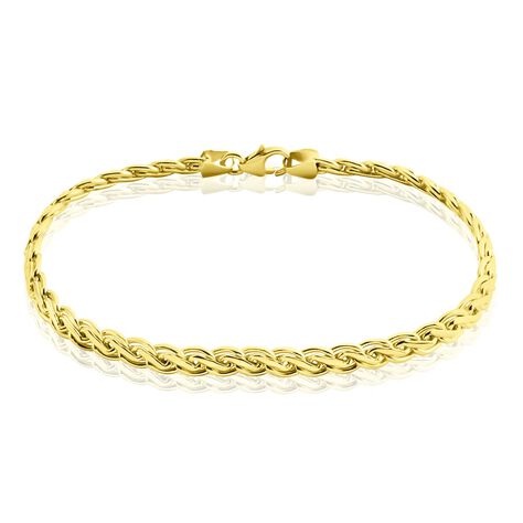 Bracelet Jayna Maille Palmier Or Jaune - Bracelets cha&icirc;ne Femme | Histoire d&rsquo;Or