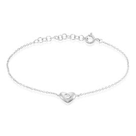 Bracelet Argent Santiago Oxydes De Zirconium - Bracelets Coeur Femme | Histoire d’Or