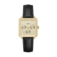 Montre Cluse La Tétragone Multifunction Doré