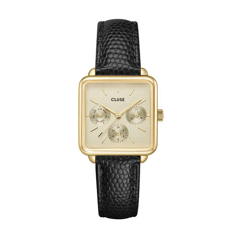 Montre Cluse La Tétragone Multifunction Doré - Montres Femme | Histoire d’Or