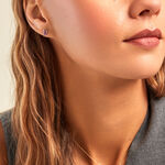 Boucles D'oreilles Puces Emilian Or Jaune Am&eacute;thyste - Clous d'oreilles Femme | Histoire d&rsquo;Or