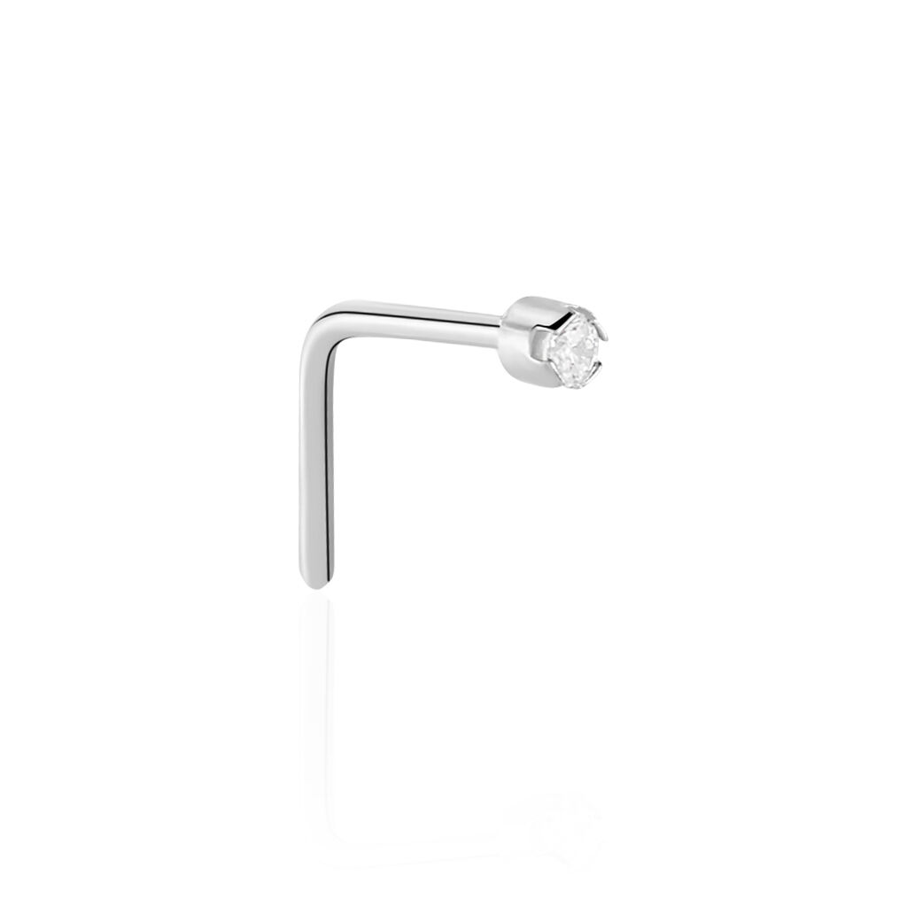 Piercing De Nez Demetrie Or Blanc Diamant