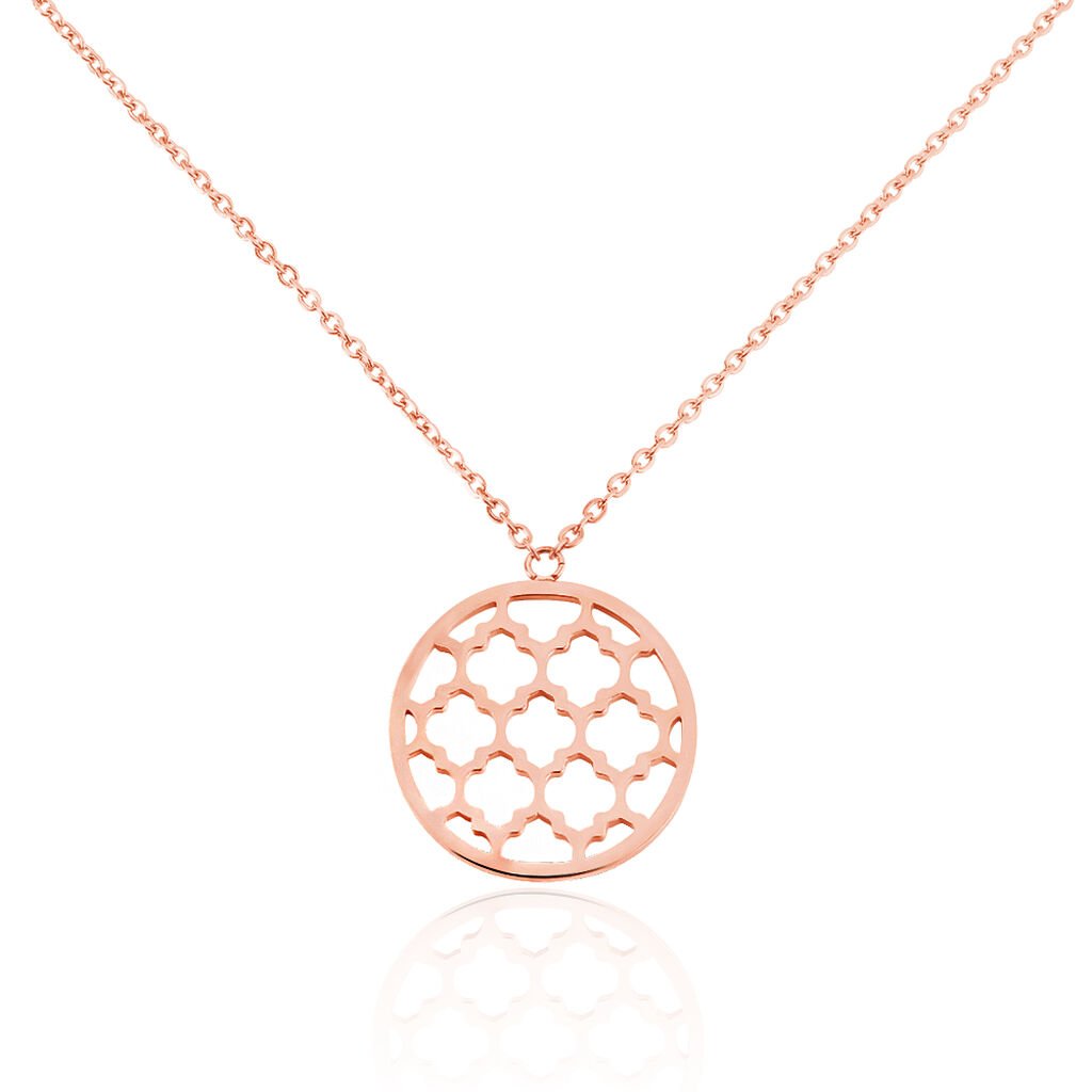 Collier Nevenka Acier Rose - Colliers fantaisie Femme | Histoire d’Or