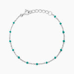 Bracelet Polka Argent Blanc - Bracelets Femme | Histoire d&rsquo;Or