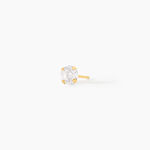 Boucles D'oreilles Puces Eddie Or Jaune Oxyde De Zirconium - Clous d'oreilles Femme | Histoire d&rsquo;Or