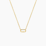 Collier Gilia Acier Jaune Oxyde De Zirconium - Colliers fantaisie Femme | Histoire d&rsquo;Or
