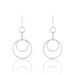 Boucles D'oreilles Pendantes Flaura Argent Blanc - Boucles d'oreilles fantaisie Femme | Histoire d’Or