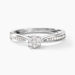 Bague Celia Or Blanc Diamant - Bagues solitaires Femme | Histoire d’Or
