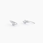 Bijoux D'oreilles Duchesse Argent Blanc Oxyde De Zirconium - Boucles d'oreilles fantaisie Femme | Histoire d&rsquo;Or