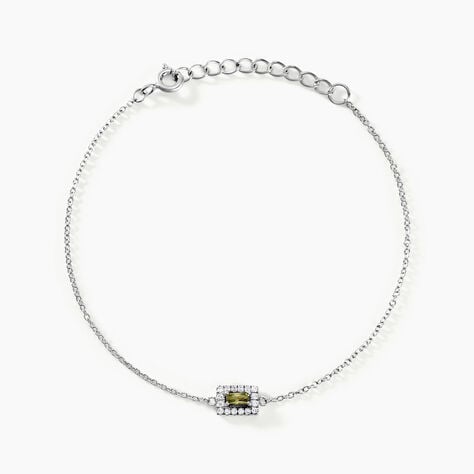 Bracelet Laurine Argent Blanc Oxyde De Zirconium - Bracelets Femme | Histoire d&rsquo;Or