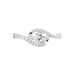 Bague Lines Argent Blanc Oxyde De Zirconium - Bagues solitaires Femme | Histoire d’Or