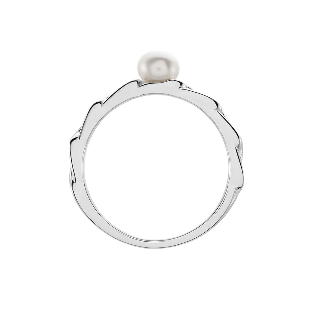 Bague Morgain Argent Perle De Culture - Bagues avec pierre Femme | Histoire d’Or