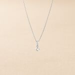 Collier Cicelie Or Blanc Diamant - Colliers Femme | Histoire d&rsquo;Or