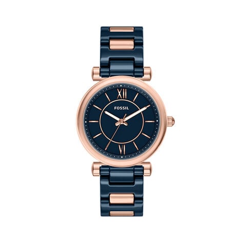 Montre Fossil Carlie 38 Bleu - Montres Femme | Histoire d&rsquo;Or