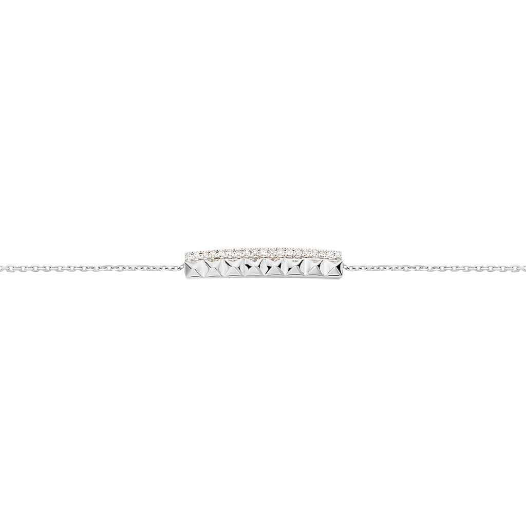 Bracelet Cyprine Or Blanc Diamant - Bracelets Femme | Histoire d’Or
