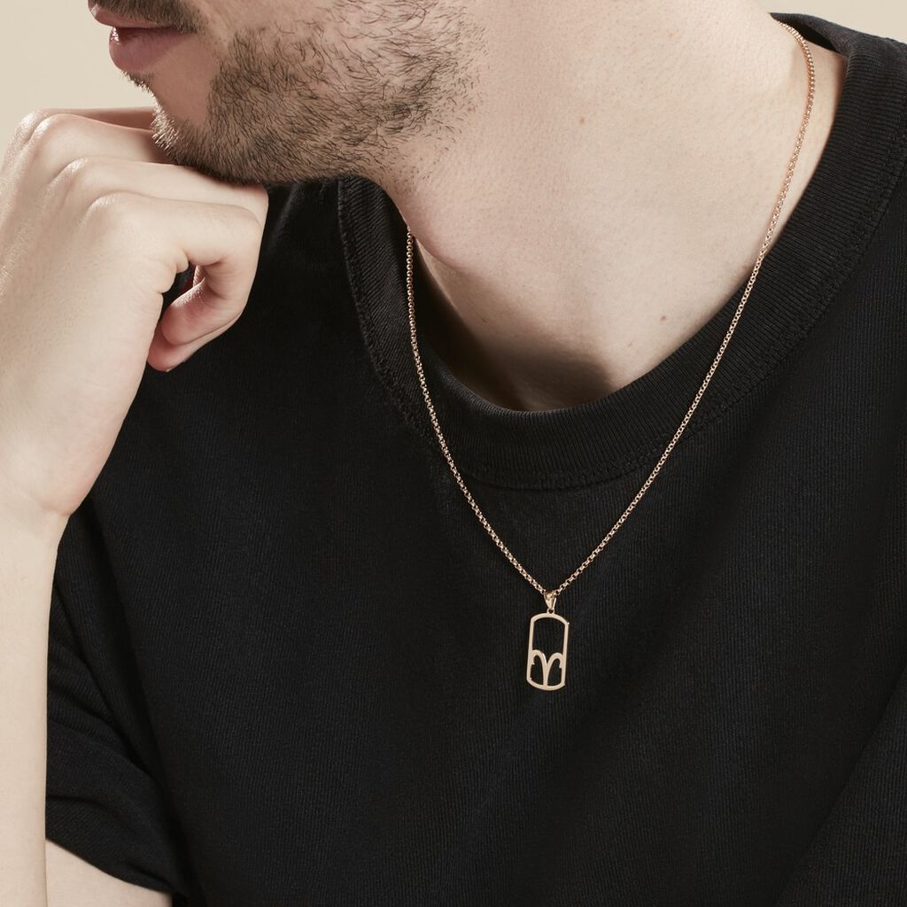 Collier Plaqué Or Prospero - Colliers Zodiaque Homme | Histoire d’Or