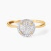 Bague Soleil D'hiver Or Jaune Diamant - Bagues avec pierre Femme | Histoire d’Or