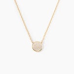 Collier Plaqu&eacute; Or Larraso Oxydes De Zirconium - Colliers fantaisie Femme | Histoire d&rsquo;Or