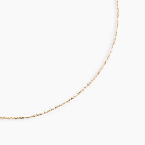 Chaîne Igoa Maille Forçat Diamantee Or Jaune - Chaines Enfant | Histoire d’Or