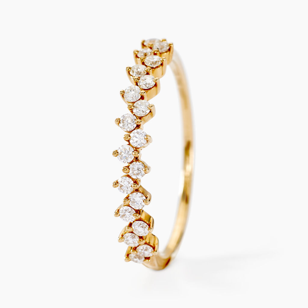 Alliance Jodene Or Jaune Diamant Synthétique - Alliances Femme | Histoire d’Or