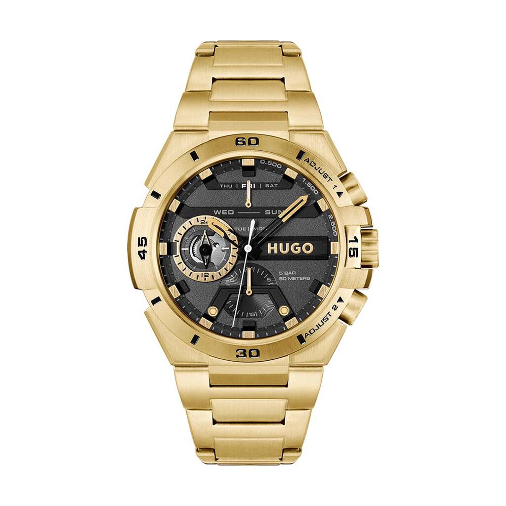 Montre Hugo Wild Noir - Montres Homme | Histoire d’Or