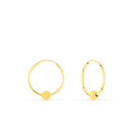 Créoles Ariel Or Jaune - Boucles d'oreilles créoles Femme | Histoire d’Or