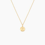 Pendentif Jannila Zodiaque Or Jaune - Cadeaux de naissance Enfant | Histoire d&rsquo;Or