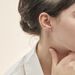 Boucles D'oreilles Puces Luann Or Blanc Topaze - Clous d'oreilles Femme | Histoire d’Or