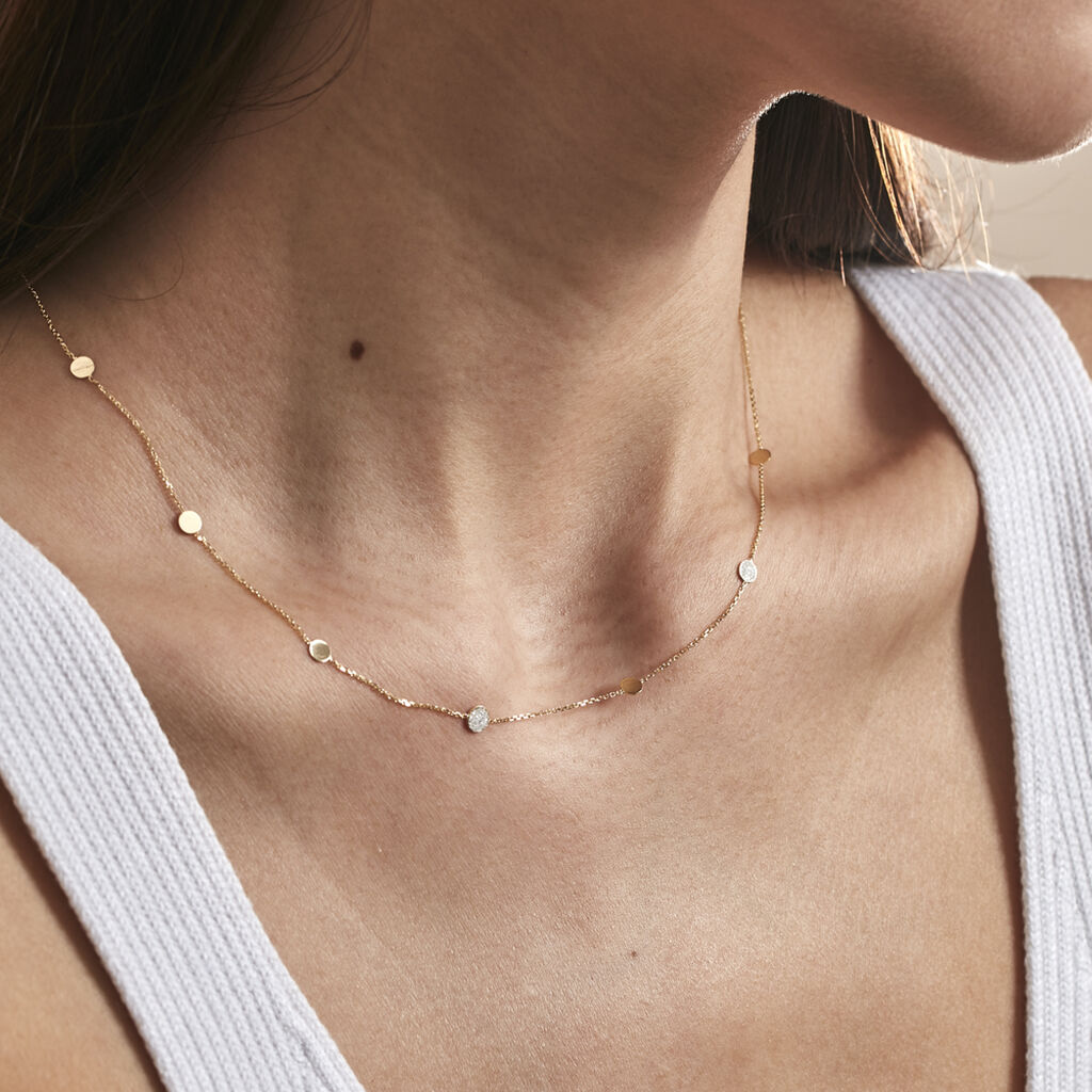 Collier Phoebe Or Jaune - Colliers Femme | Histoire d’Or