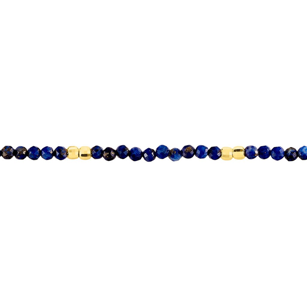 Bracelet Cyclades Argent Jaune Lapis Lazuli - Bracelets Femme | Histoire d’Or