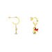 Créoles Disney Acier Doré Email - Boucles d'oreilles créoles Femme | Histoire d’Or