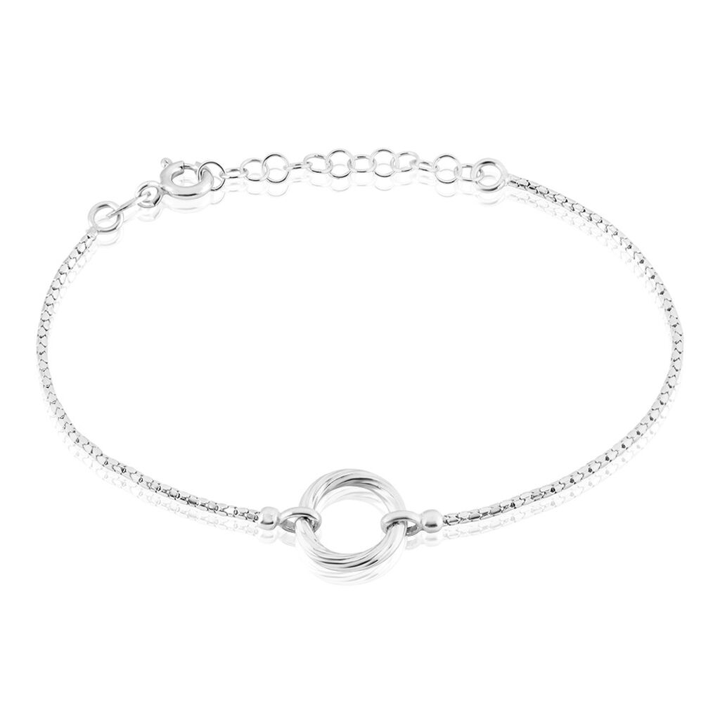 Bracelet Argent Blanc Melia - Bracelets Femme | Histoire d&rsquo;Or