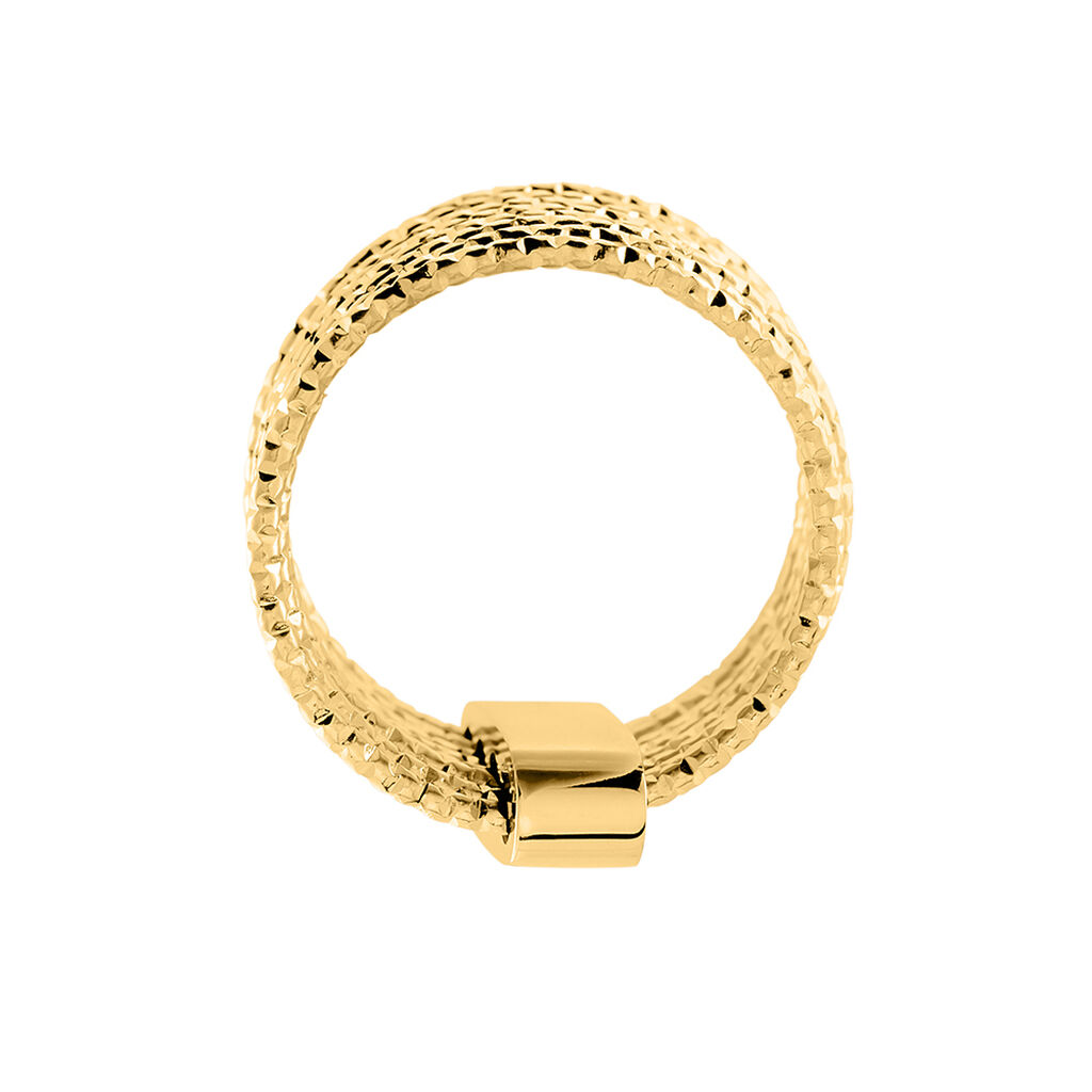 Bague Dion Acier Jaune - Bagues fantaisie Femme | Histoire d’Or