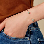 Bracelet Jonc Allyn Argent Blanc Verre - Bracelets joncs Femme | Histoire d&rsquo;Or