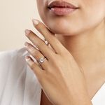 Bague Or Blanc Ofelie Solitaire Oxyde - Bagues solitaires Femme | Histoire d&rsquo;Or