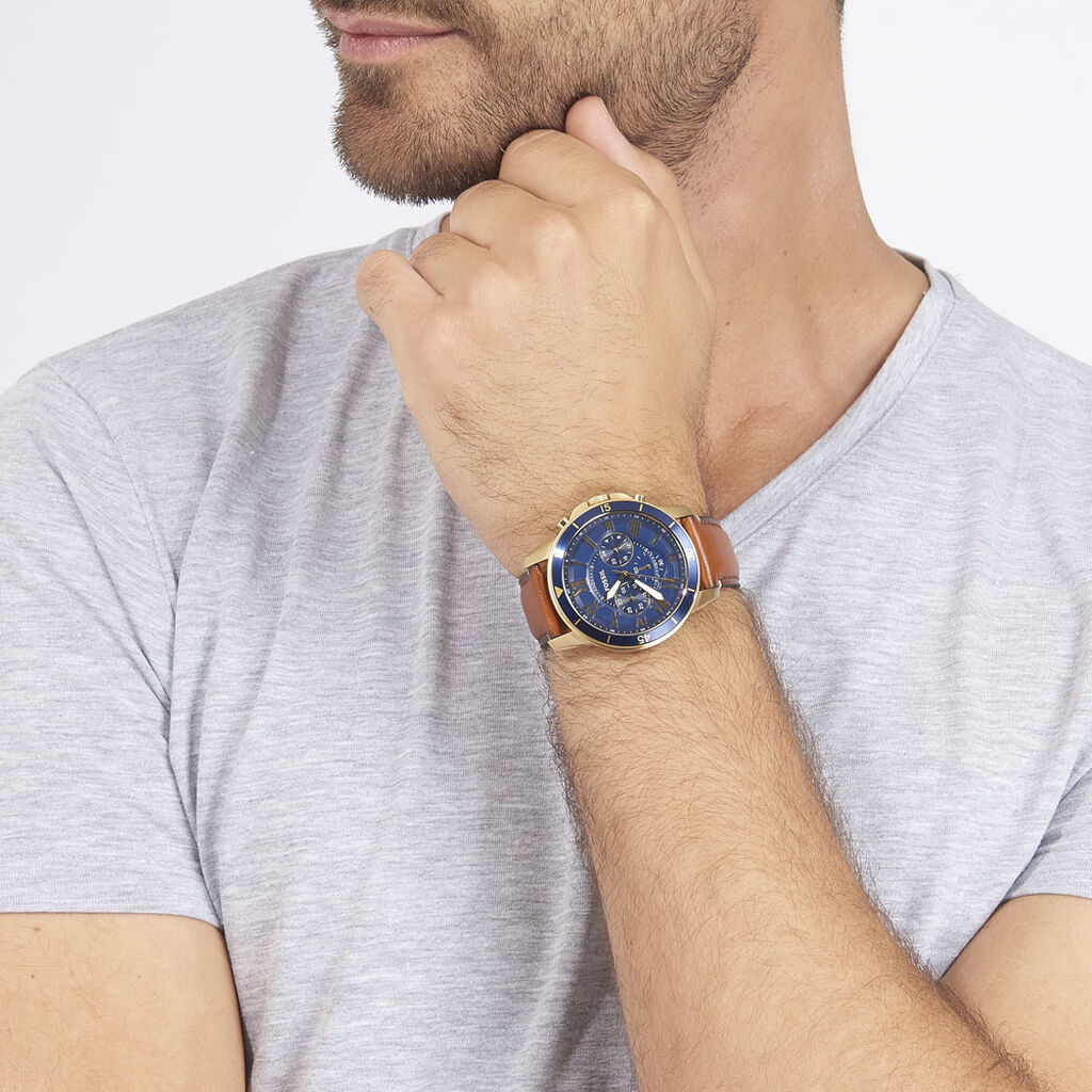 Montre Fossil Grant Sport Bleu - Montres Homme | Histoire d’Or