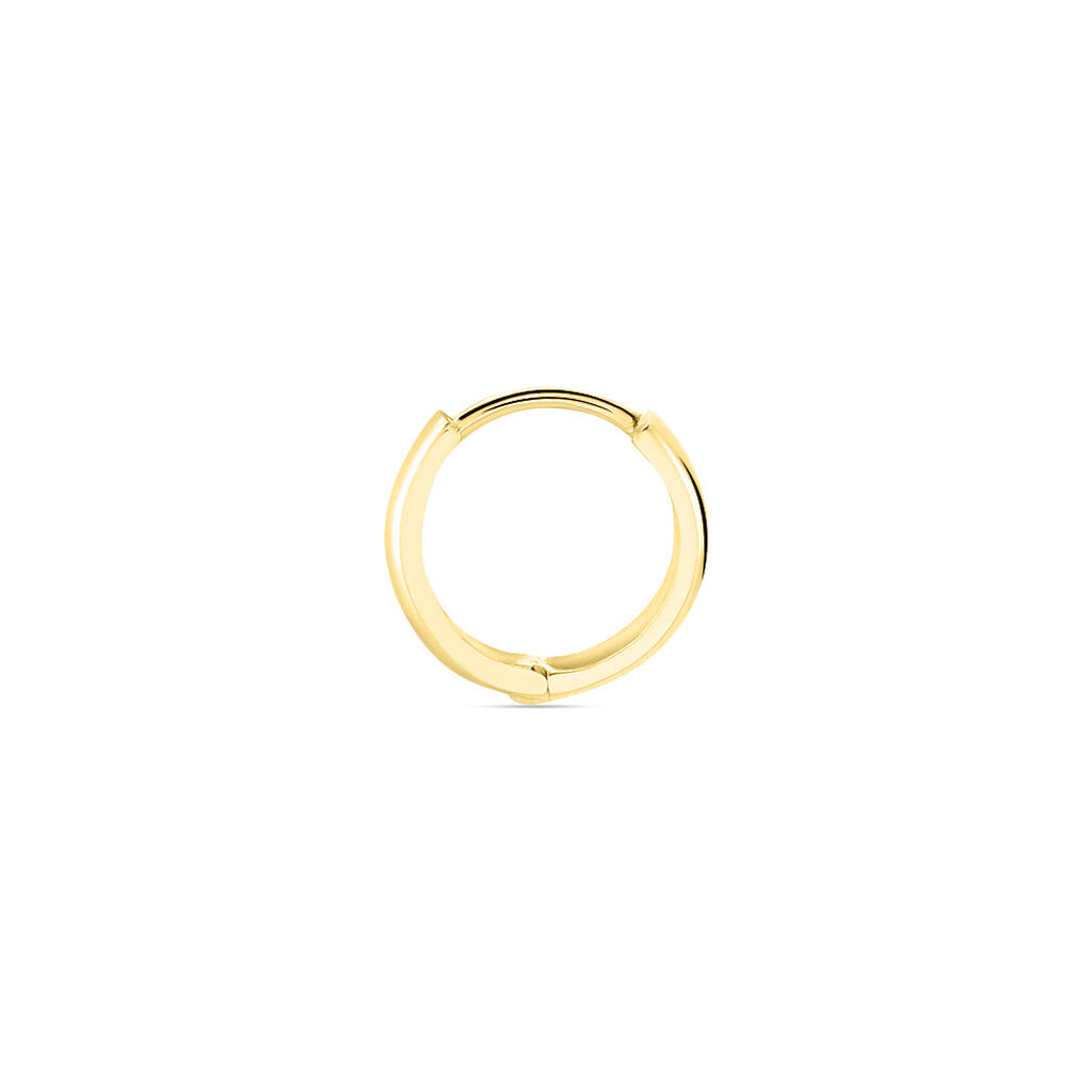 Créole Unitaire Franc Or Jaune - Boucles d'oreilles créoles Homme | Histoire d’Or