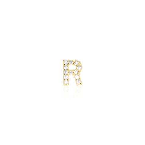 Boucle D'oreille Puce Unitaire Jodoca Or Jaune Oxyde De Zirconium - Clous d'oreilles Femme | Histoire d’Or