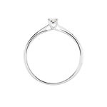 Bague Solitaire One Or Blanc Diamant - Bagues solitaires Femme | Histoire d&rsquo;Or
