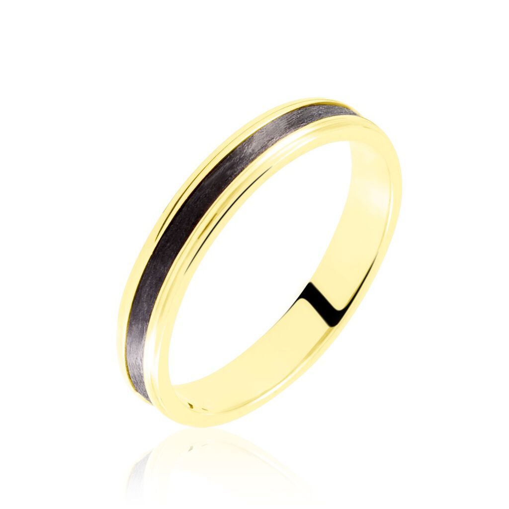 Alliance Camille Ruban Plat Or Jaune - Alliances Unisex | Histoire d’Or