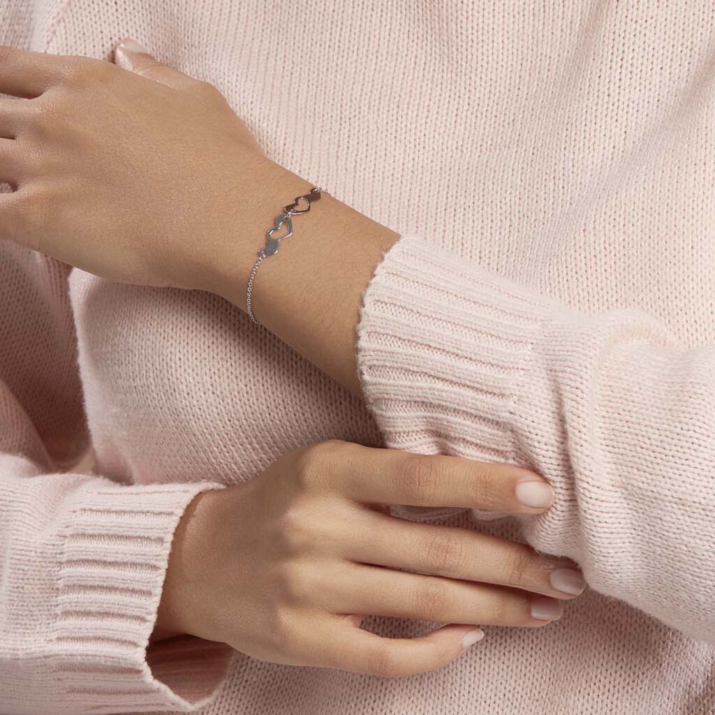 Bracelet Vanilla Argent Blanc - Bracelets Femme | Histoire d’Or