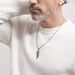 Collier Acier Vieillitwinoc - Colliers fantaisie Homme | Histoire d’Or