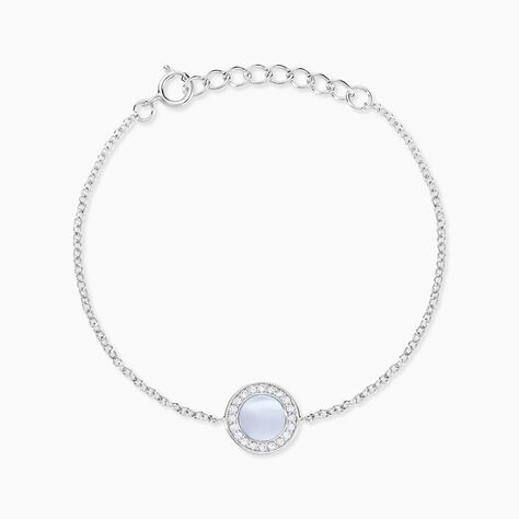 Bracelet Court Argent Blanc Nawala Oxyde De Zirconium - Bracelets Femme | Histoire d&rsquo;Or