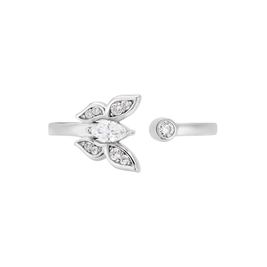 Bague Alill Argent Blanc Oxyde De Zirconium - Bagues avec pierre Femme | Histoire d’Or