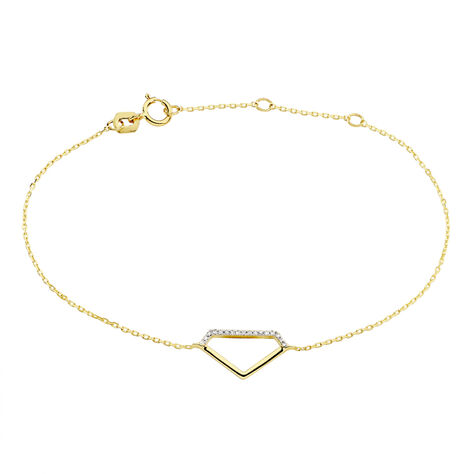 Bracelet Or Jaune Diamant - Bracelets Femme | Histoire d’Or