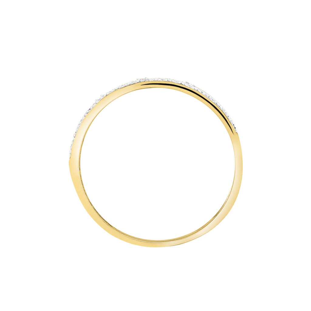 Bague Clotilda Or Jaune Diamant - Bagues avec pierre Femme | Histoire d&rsquo;Or