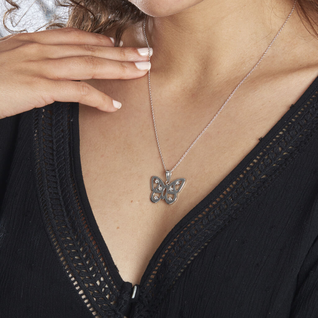 Collier Mauro Argent Oxydes De Zirconium - Colliers fantaisie Femme | Histoire d’Or